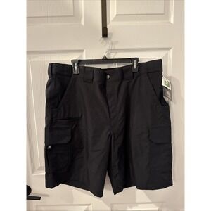 New Dickies Men's Black Ripstop Cargo Shorts Size 42 Pockets Relaxed 13"‎ Inseam